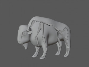 bison Model 3D