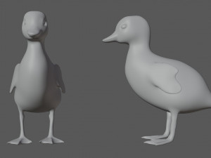 duckling 3D 模型
