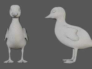 duckling 3D 模型