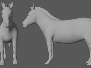 zebra 3D 模型