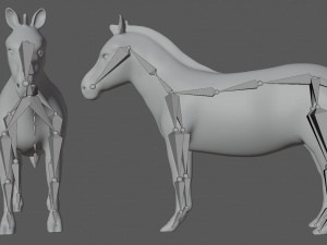 zebra 3D 模型