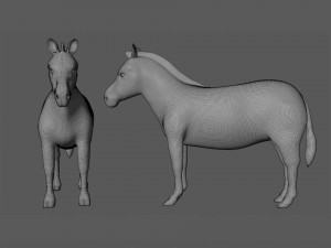 zebra 3D 模型