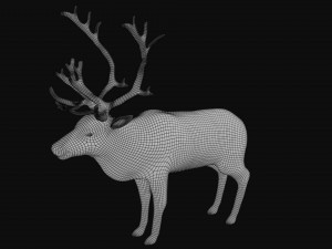 reindeer Model 3D
