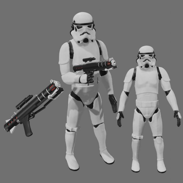stormtrooper Modelo 3D .c4d .max .obj .3ds .fbx .stl .blend 
