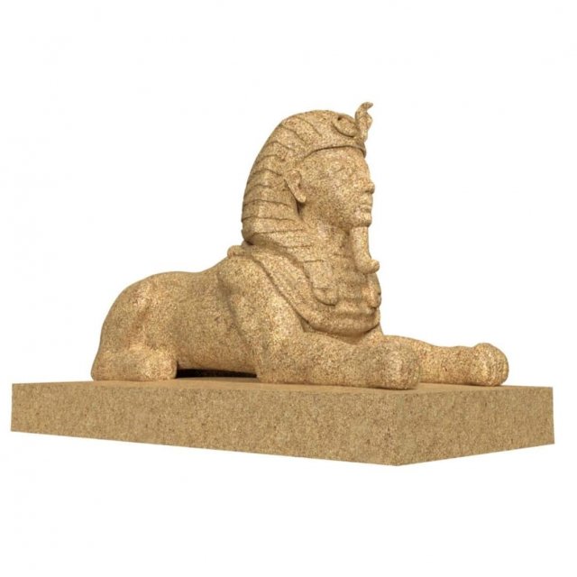 the great sphinx pyramid egypt Modello 3D .c4d .max .obj .3ds .fbx .stl .blend 