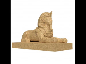 대스핑크스 피라미드 이집트 3D 모델