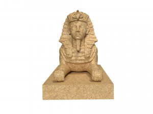 the great sphinx pyramid egypt Modello 3D