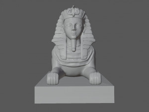 the great sphinx pyramid egypt Modello 3D