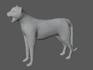 rigged cheetah 3D Model