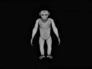 hileli şempanze 3D Model