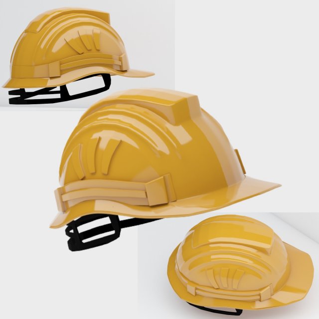 safety helmet Modelo 3D .c4d .max .obj .3ds .fbx .stl .blend 
