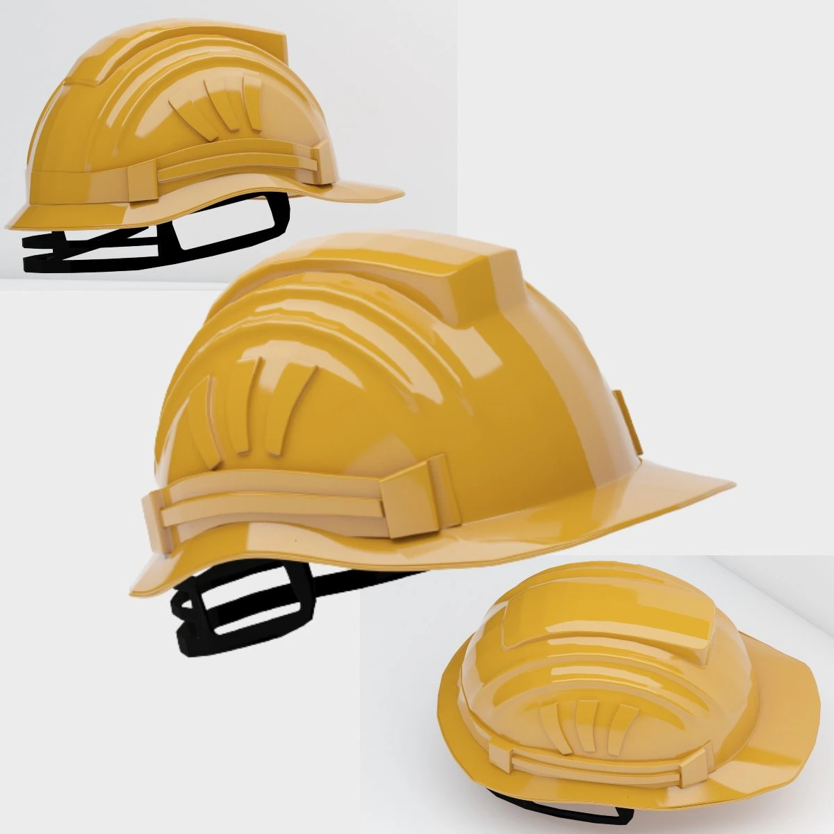 kask ochronny Model 3D .c4d .max .obj .3ds .fbx .stl .blend 