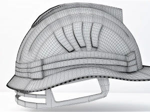 kask ochronny Model 3D