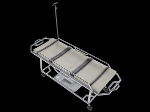 rolling stretcher hospital 3D Модель