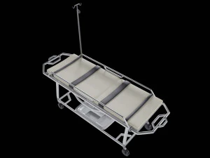 rolling stretcher hospital 3D Model