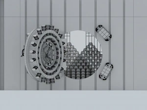 banka kasası kapat 3D Model