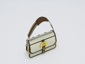 ladies bag purse 3D Model