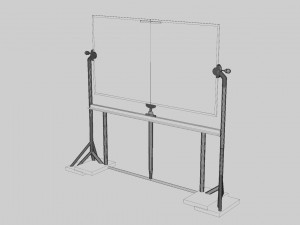 white board whiteboard 3D Model