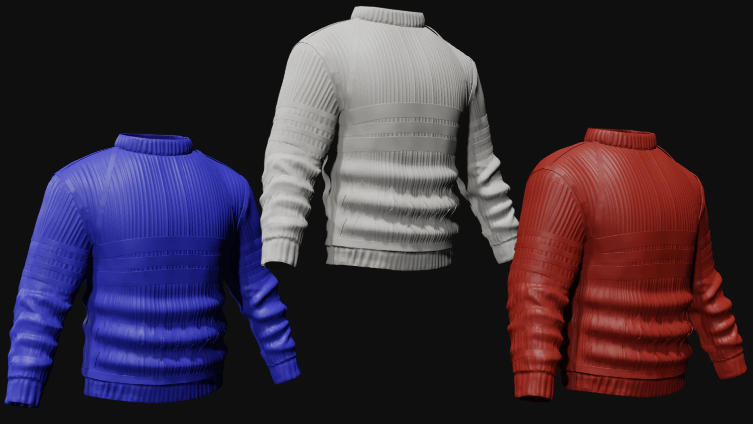 maglione Modello 3D .c4d .max .obj .3ds .fbx .stl .blend 