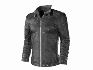 black leather jacket 3D Model