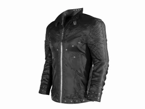 black leather jacket 3D Model