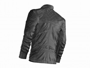 black leather jacket Modelo 3D