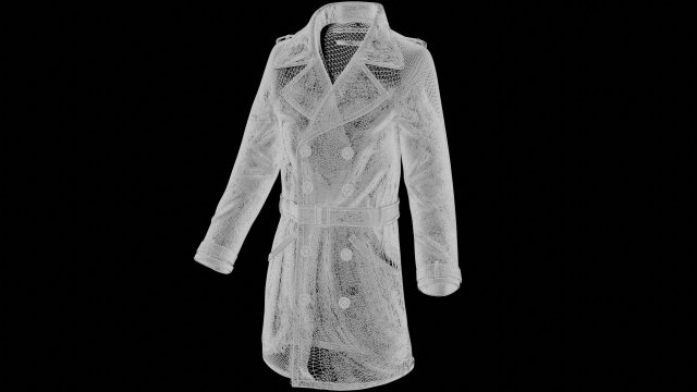 Burberry transparent hotsell trench coat