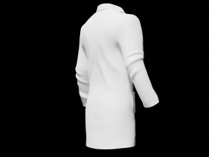 lab coat doctor coat surgical cloth 3D Model