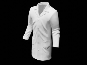 lab coat doctor coat surgical cloth 3D Model