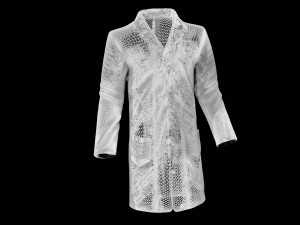 lab coat doctor coat surgical cloth 3D Model