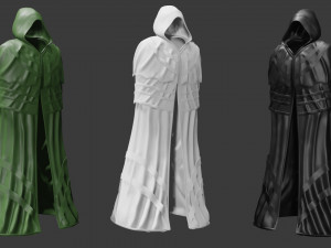 cloak cape robe 3Dモデル
