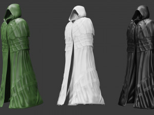 cloak cape robe Modelo 3D