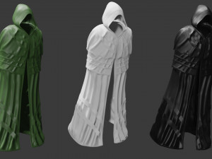 cloak cape robe Modelo 3D