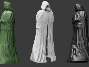 cloak cape robe Modelo 3D