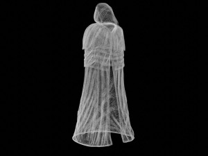 cloak cape robe Modelo 3D