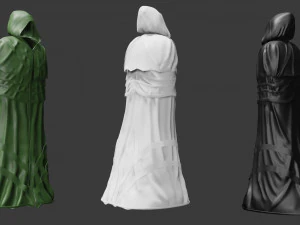 cloak cape robe 3D Model