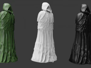 cloak cape robe 3D Model