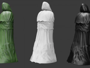 cloak cape robe 3D Model