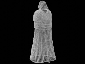 cloak cape robe 3D Модель
