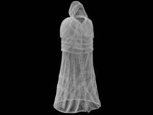 cloak cape robe 3D Model