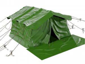 military tent camping tent campaign tent 3D Model