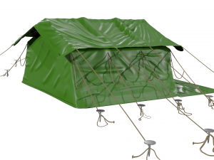 military tent camping tent campaign tent 3D-Modell