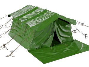 military tent camping tent campaign tent 3D-Modell