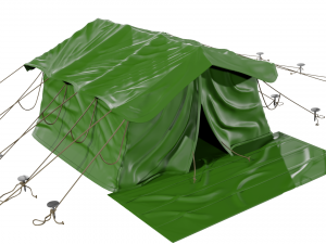 military tent camping tent campaign tent 3D-Modell