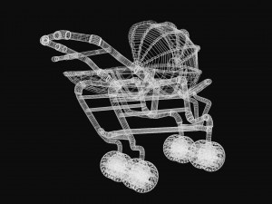 stroller Model 3D