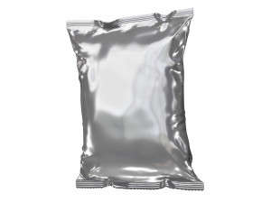 food packet sachet potato chips 3D 模型