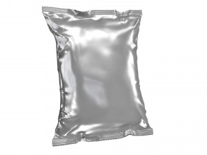 food packet sachet potato chips 3D 模型