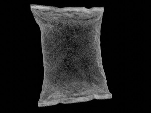 food packet sachet potato chips 3D 模型