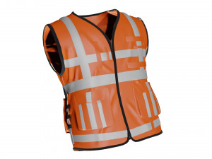 safety jacket waistcoat waist coat construction vest Modelo 3D