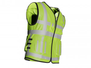 safety jacket waistcoat waist coat construction vest Modelo 3D
